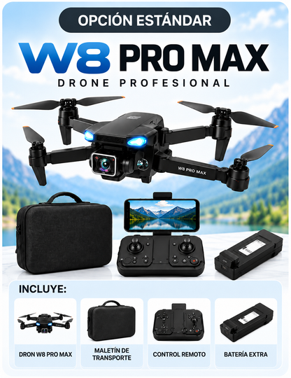 Drone W8 Pro Max – Escolha a Sua Experiência de Voo