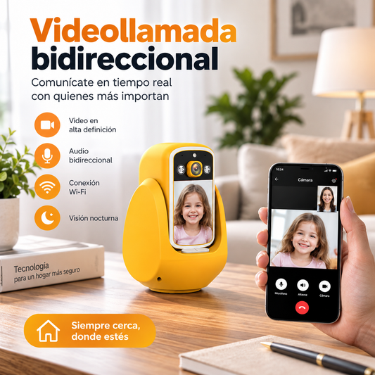 Câmara WiFi 1080P com Videochamada