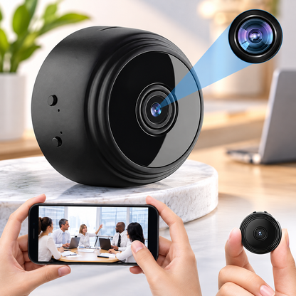 Mini Câmara WiFi 1080P HD com Monitorização a partir do Telemóvel