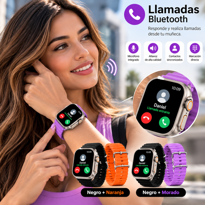 Smartwatch Ultra Pro con 2 Correas Intercambiables
