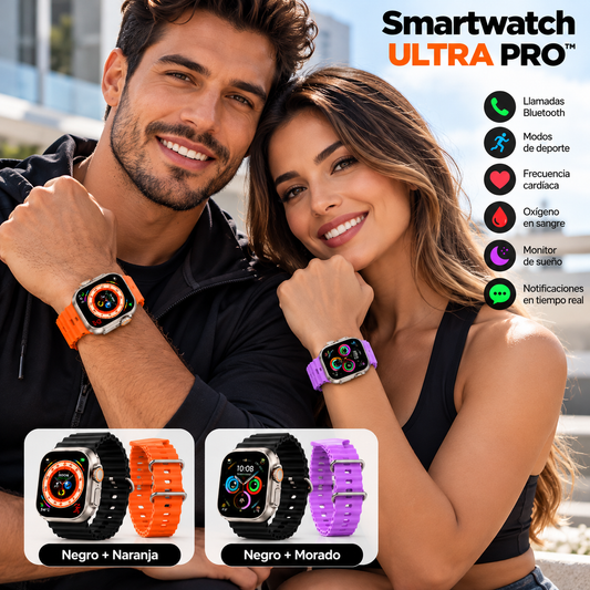 Smartwatch Ultra Pro con 2 Correas Intercambiables