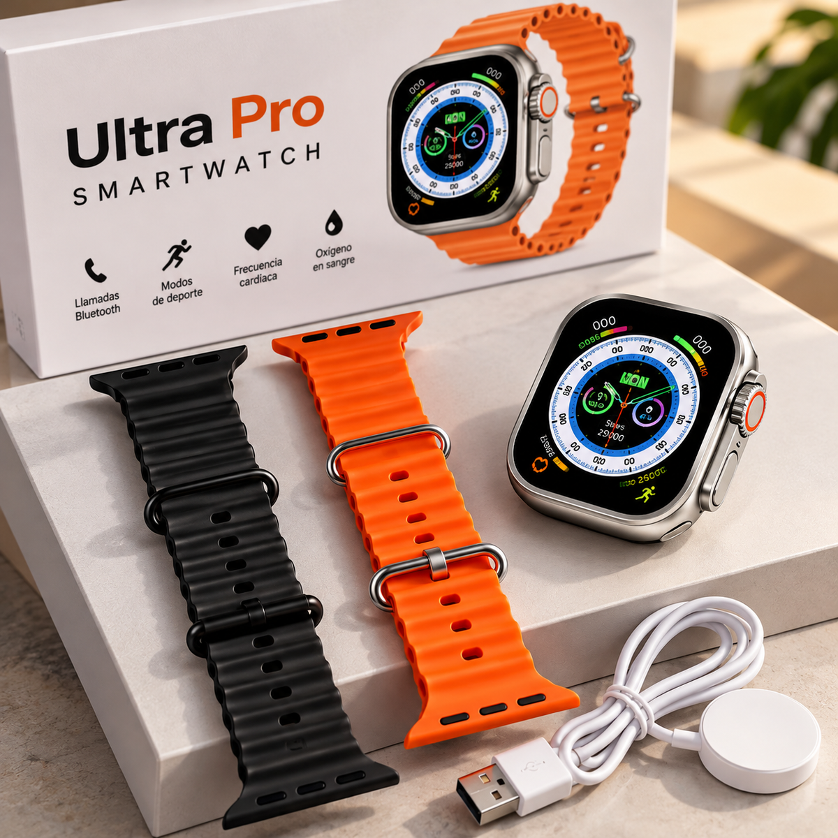 Smartwatch Ultra Pro con 2 Correas Intercambiables